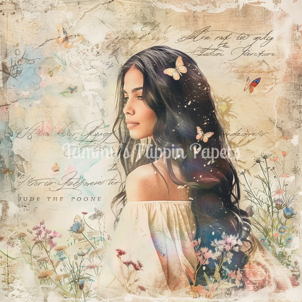 Butterfly & Bloom Tissue Paper - Flippin Furniture