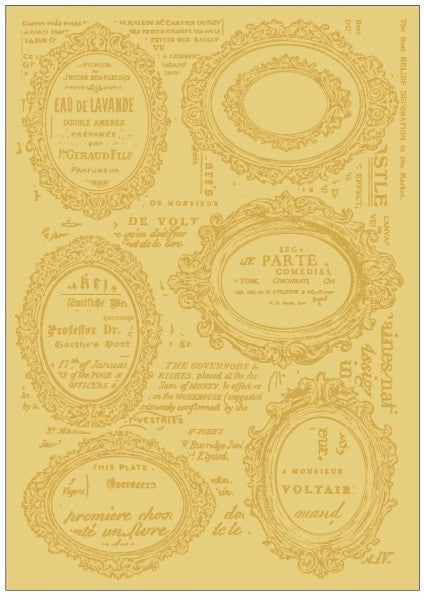 Frame (Gold) Transfer Motif - LaBlanche