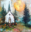 Chapel in the Pines Tissue Paper - Flippin Furniture