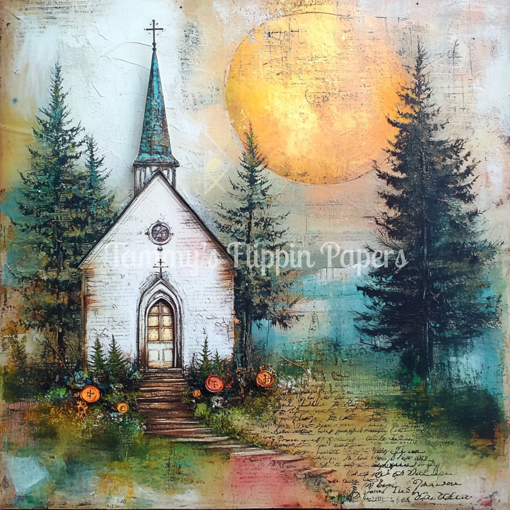Chapel in the Pines Tissue Paper - Flippin Furniture