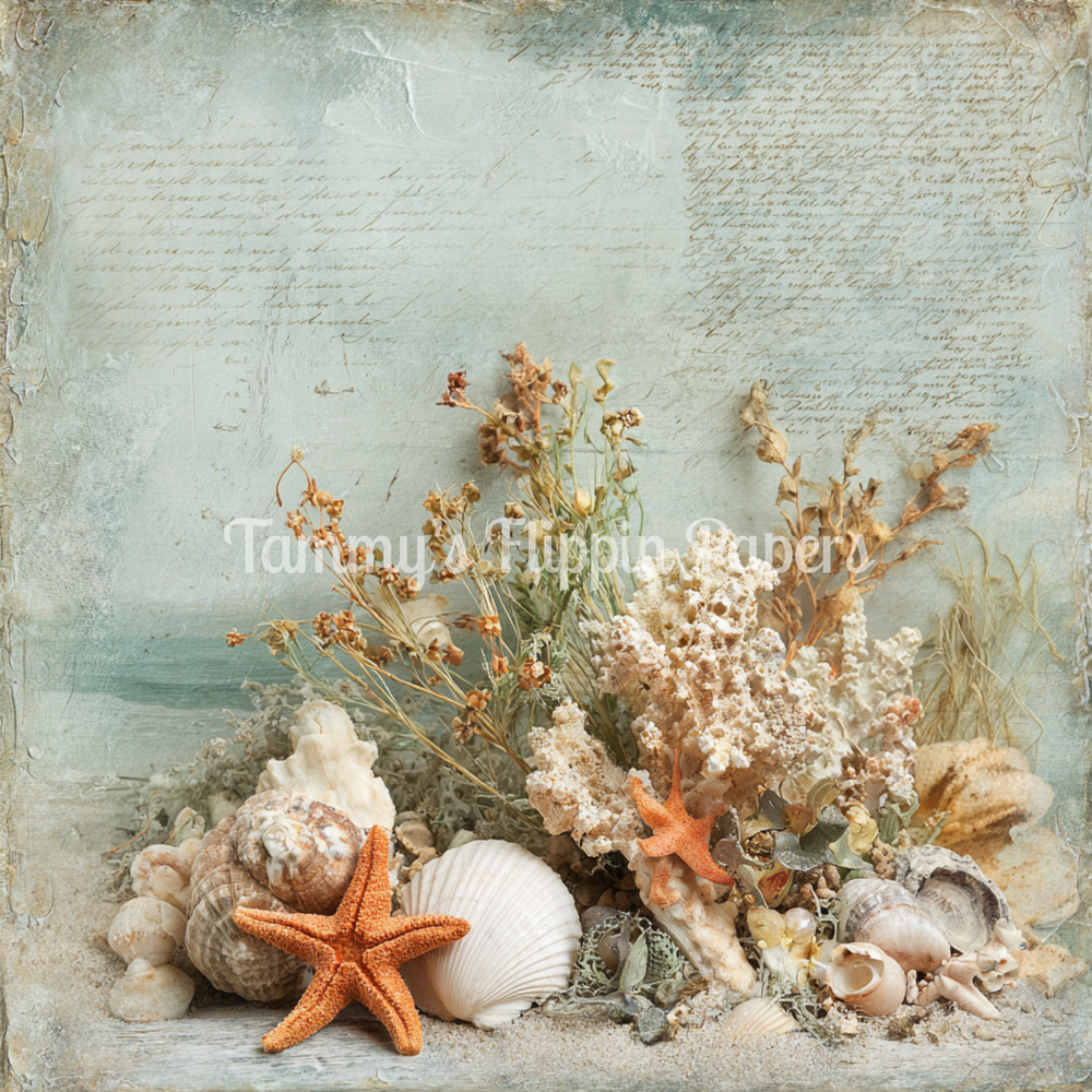 Collected by the Sea Tissue Paper - Flippin Furniture