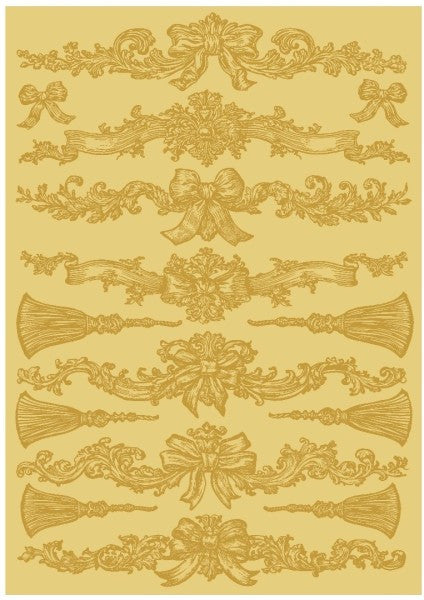Borders (Gold) Transfer Motif - LaBlanche