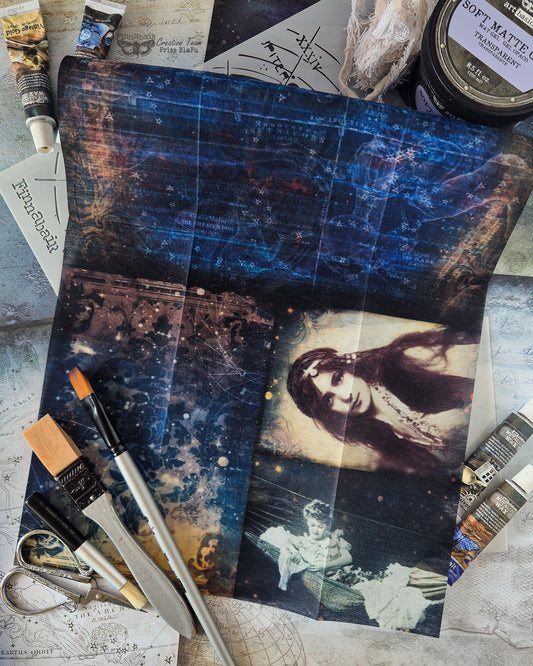 Night Dreaming A3 Decoupage Sheet by Finnabair - Prima Marketing