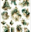 Christmas Collage Transfer Motif - LaBlanche