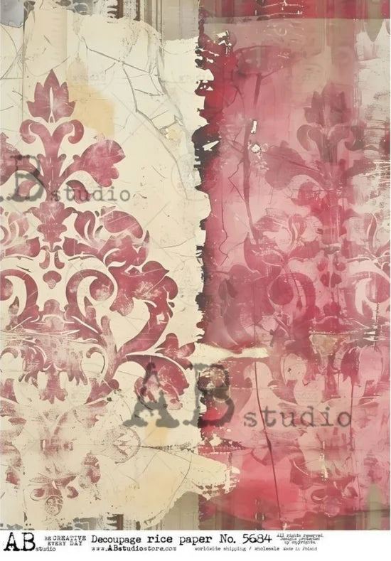 Two Sides of the Story (#5684) Rice Paper - AB Studios
