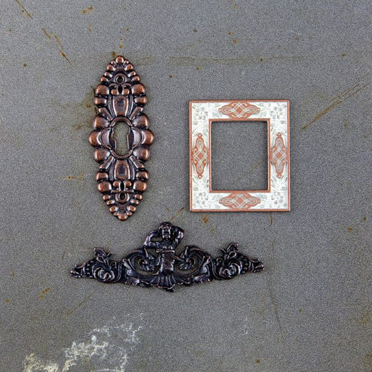 Timeless Memories Metal Trinkets "Archived" - Prima Marketing