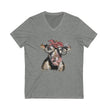 Unisex Cow Bandana Tee