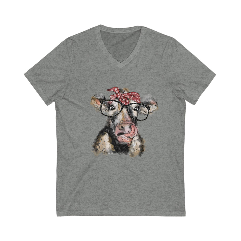 Unisex Cow Bandana Tee