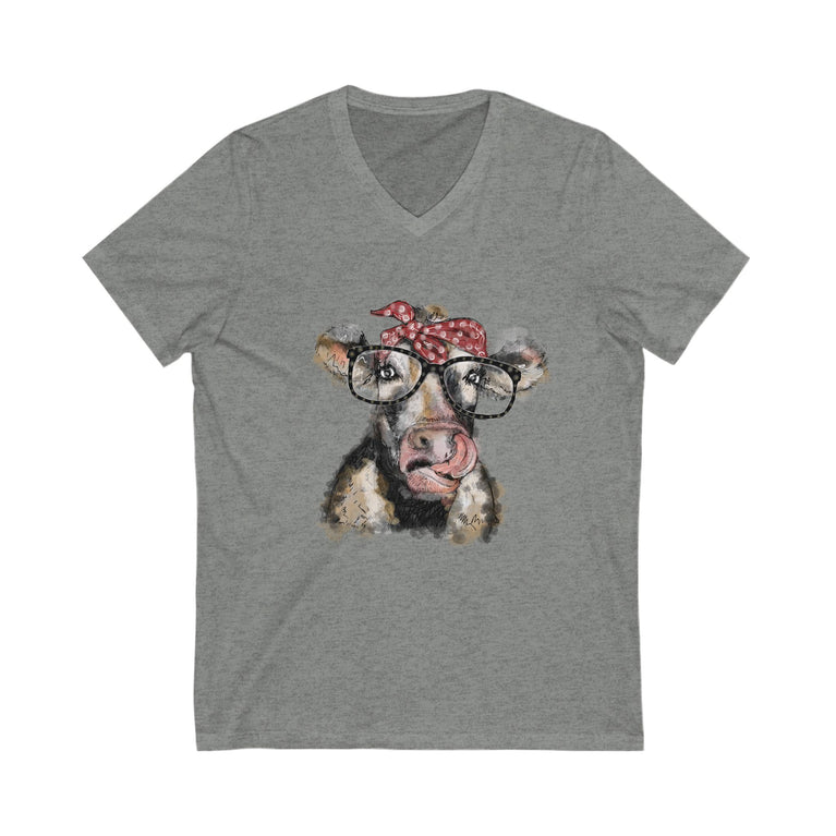 Unisex Cow Bandana Tee