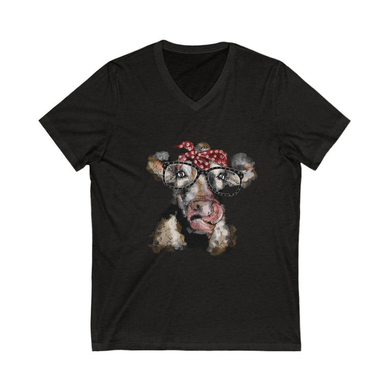Unisex Cow Bandana Tee