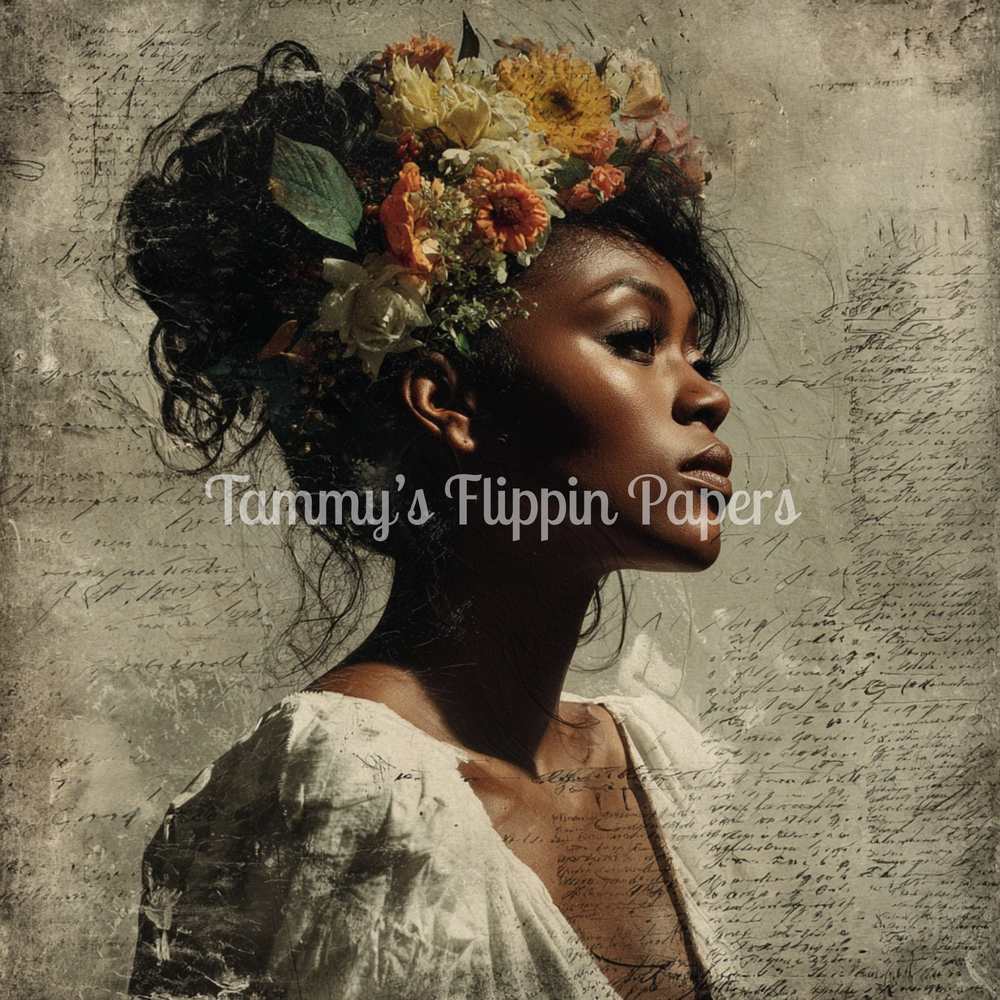 Crown of Blooms Tissue Paper - Flippin Furniture