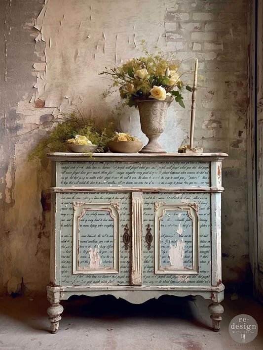 Never-Ending Story Decor Transfer - ReDesign with Prima