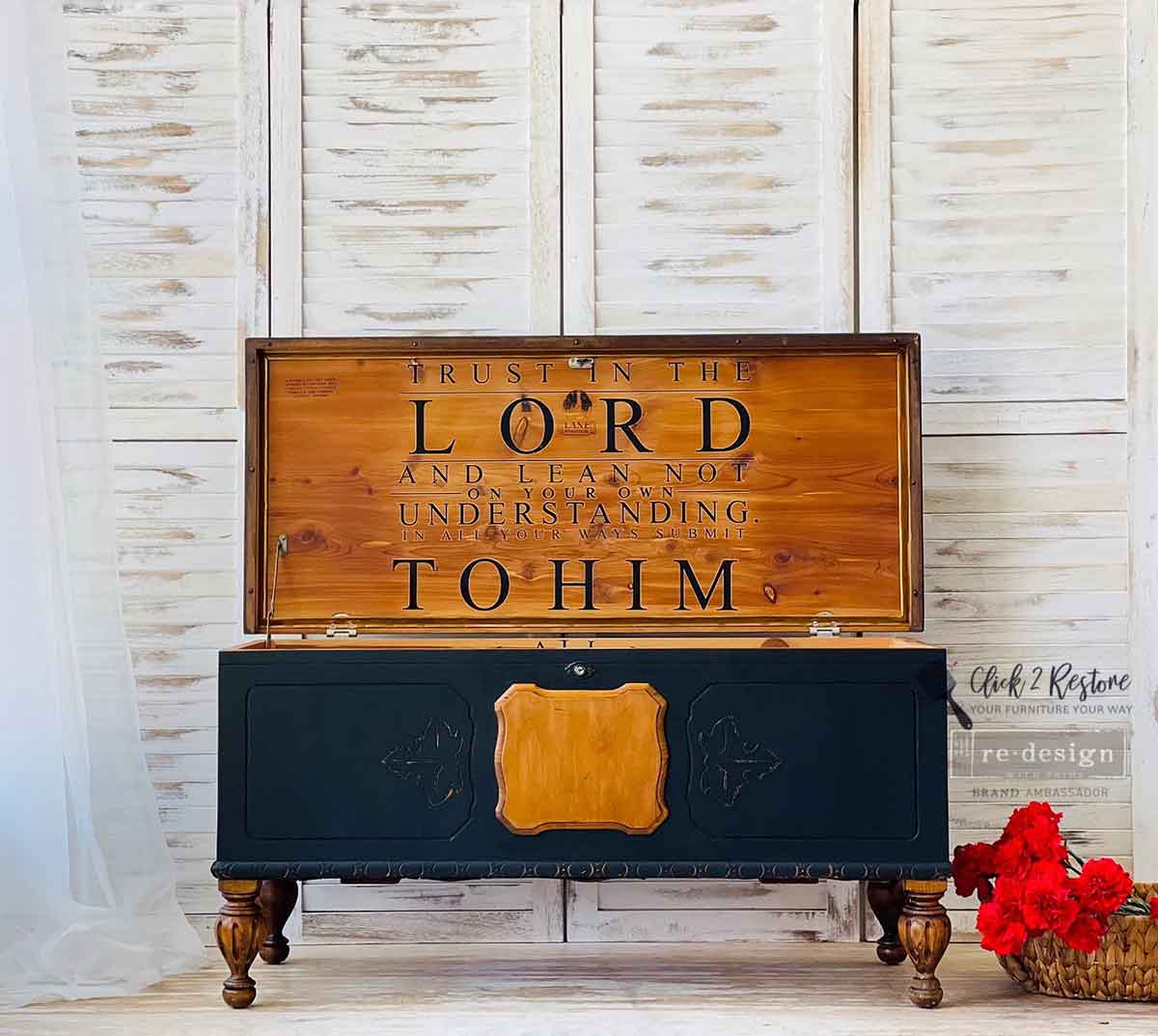 Trust in the Lord Decor Transfer - ReDesign with Prima