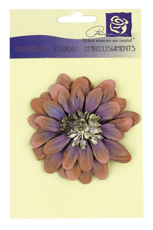 Lavender Rust Gerber Flower - Prima Marketing