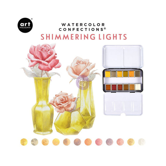 Shimmering Lights - Watercolor Confections - Prima Marketing