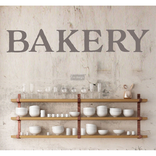 Bakery Decor Transfer, 16"x11" - ReDesign with Prima