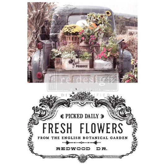 SF - Fresh Flowers - ReDesign Decor Transfer