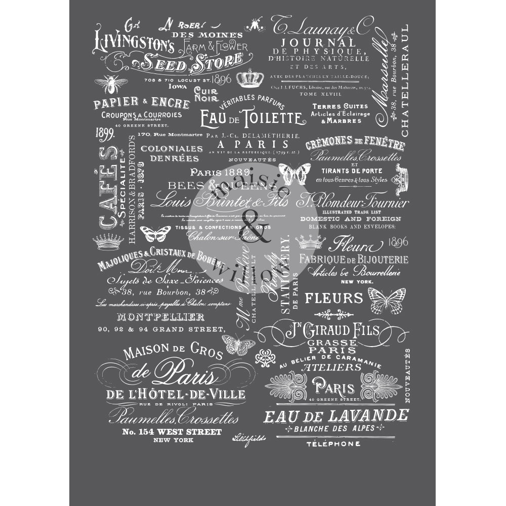 Delightful Labels Decor Transfer - ReDesign with Prima