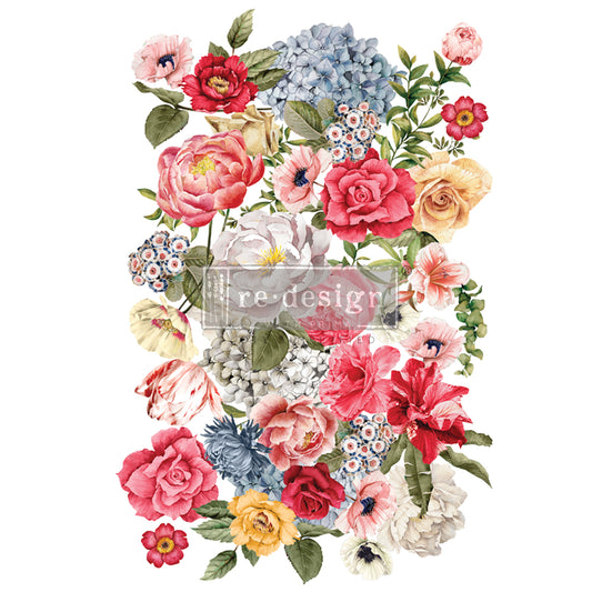 Wondrous Floral II Decor Transfer -  ReDesign with Prima