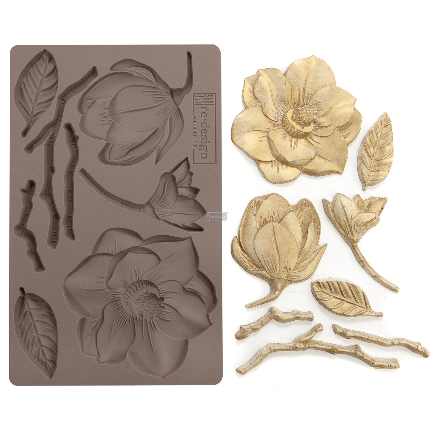 Winter Blooms Mould - ReDesign with Prima