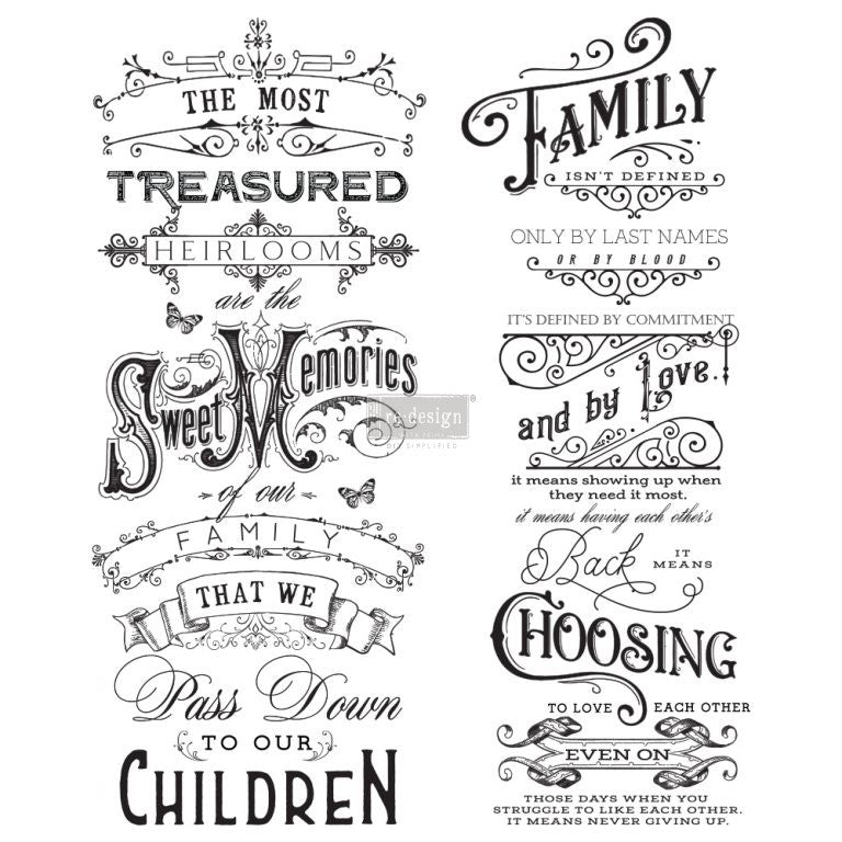 SF-Family Heirlooms - ReDesign Decor Transfer