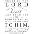 Trust in the Lord Decor Transfer - ReDesign with Prima