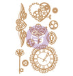 Mechanical Dreams Chipboard Diecut - ReDesign with Prima
