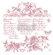 Floral Script Stamp - ReDesign Decor Stamp