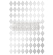 Silver Harlequin Decor Transfer - ReDesign with Prima