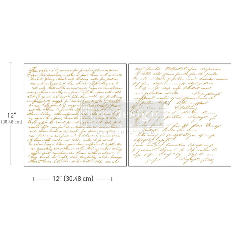 Sweet Notes Maxi Decor Transfer - ReDesign with Prima