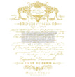 Perfume Notes, Gold Foil by Kacha - ReDesign Decor Transfer