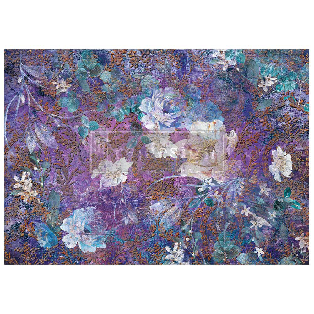 Magical Floral - A1 Decoupage Fiber Paper - ReDesign with Prima