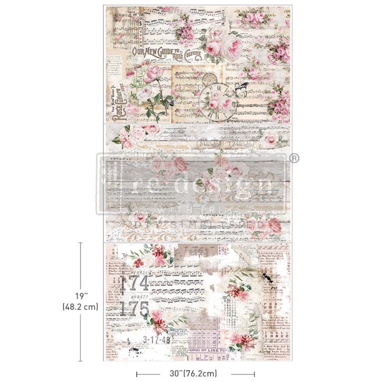 ReDesign Decoupage Decor Tissue Paper Pack Shabby Chic Sheets 19.5"x30" 655350666439