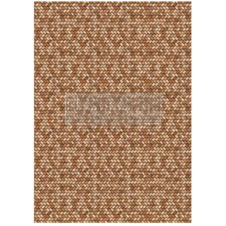 Braided Bliss A1 Decoupage Fiber Paper - ReDesign with Prima