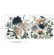 Cerulean Blooms Maxi Transfer, 12" x 12" - ReDesign with Prima