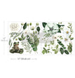Froggy Meadow Greens Maxi Transfers, 12" x 12" - ReDesign with Prima