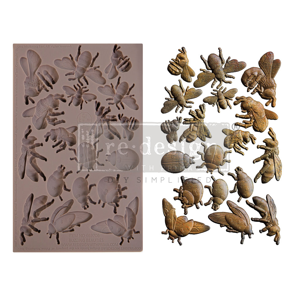 Buzzing Beauties Mould - ReDesign with Prima