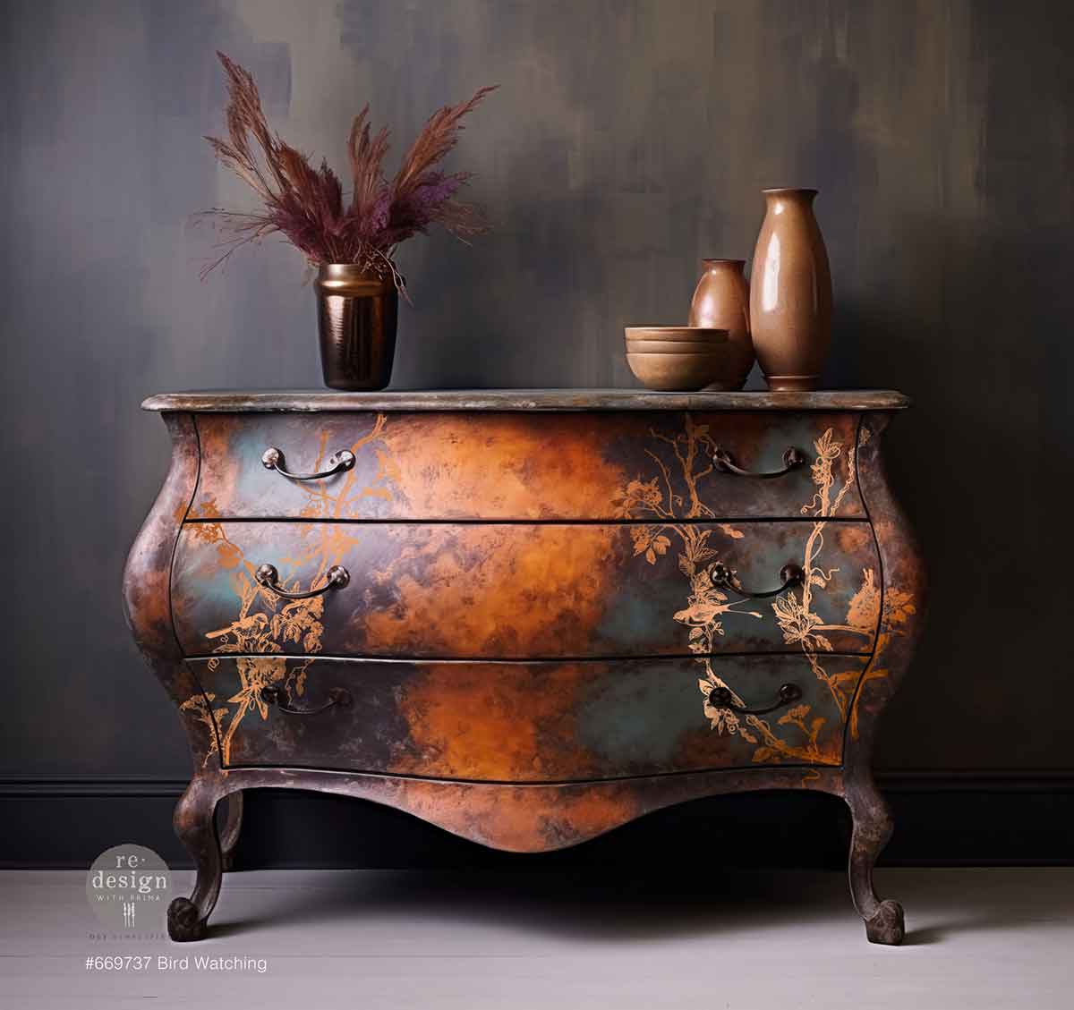 Bird Watching by Kacha (Copper Foil) - ReDesign with Prima