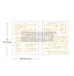 Shimmering Script Middy Transfer (Foil) by Kacha - ReDesign with Prima