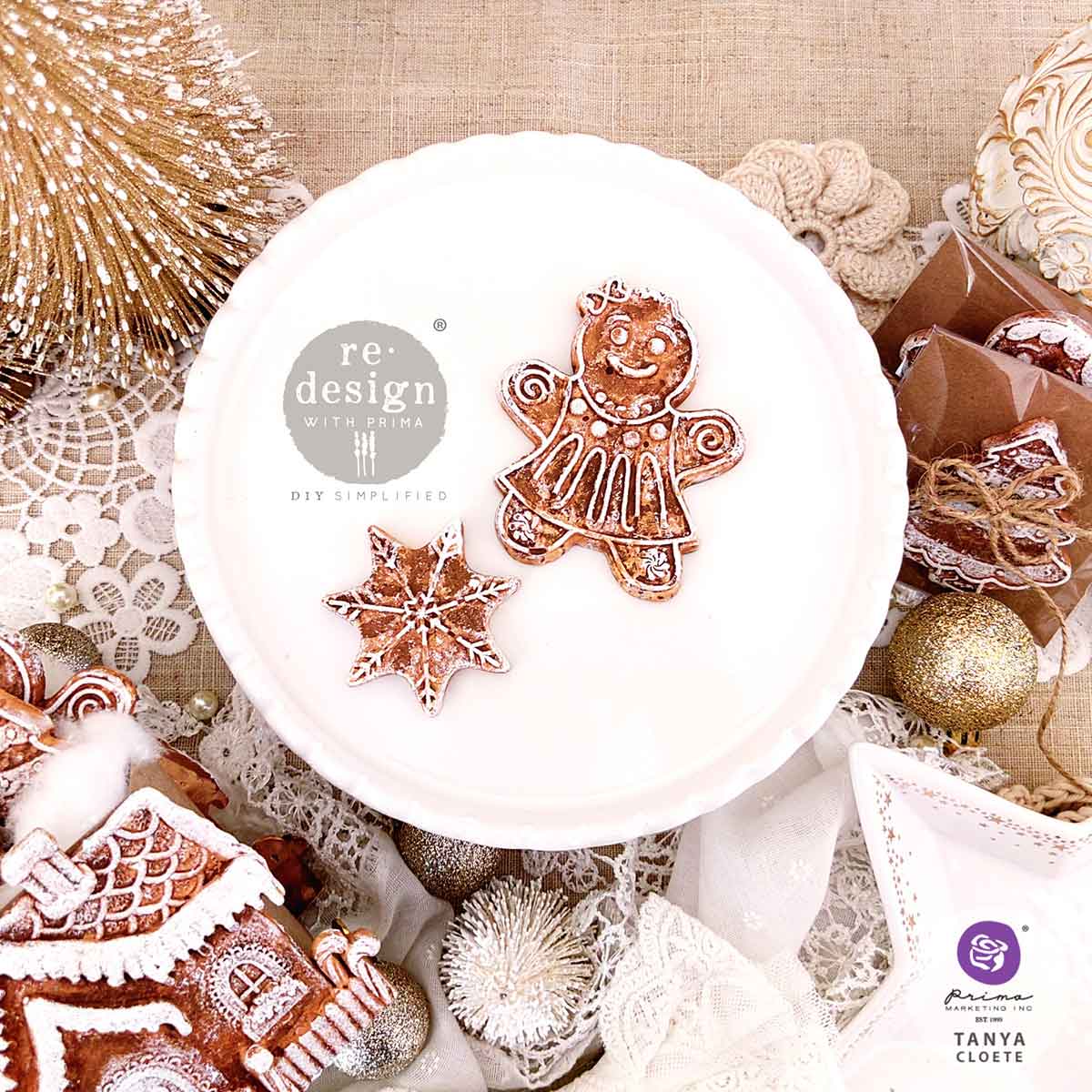 Festive Gingerbread Treats Mould - ReDesign with Prima