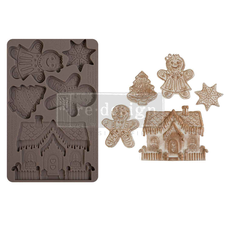 Festive Gingerbread Treats Mould - ReDesign with Prima