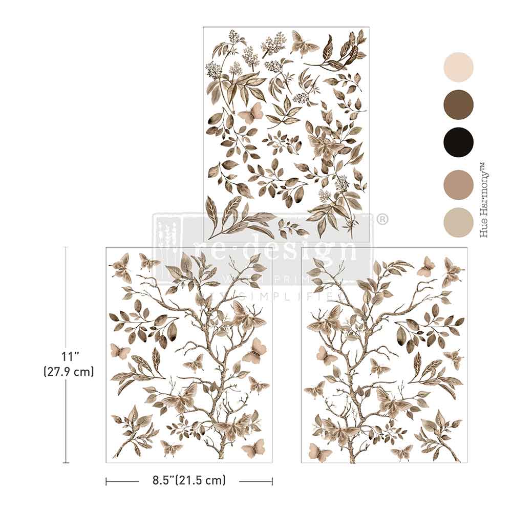 Quiet Contemplation Middy Decor Transfer - ReDesign with Prima