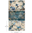 Sapphire Wings Decoupage Decor Tissue Paper Pack - ReDesign with Prima