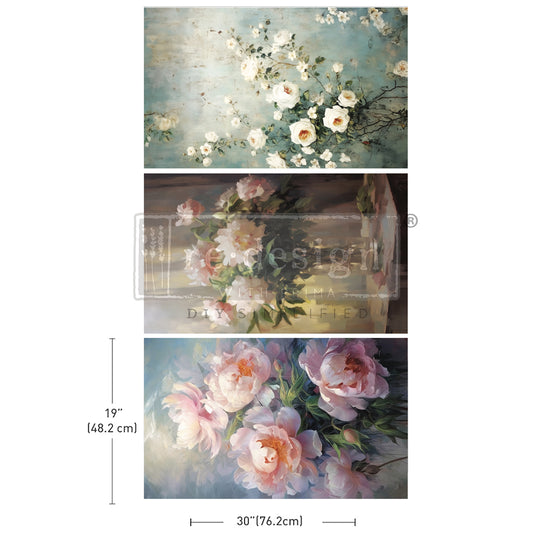 Bountiful Beauty Decoupage Decor Tissue Paper Pack - ReDesign with Prima