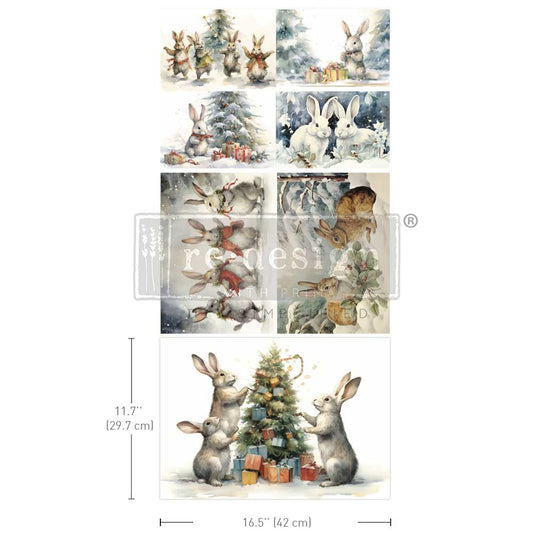 Bunny Wonderland A3 Decoupage Fiber Pack - ReDesign with Prima