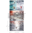 Dashing through the Pines A3 Decoupage Fiber Pack - ReDesign with Prima