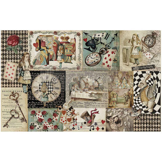 Curious Journey Decoupage Decor Tissue Paper - ReDesign with Prima