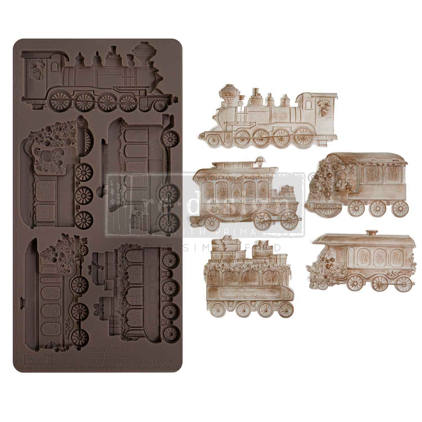 The Jolly Express Decor Mould - ReDesign with Prima