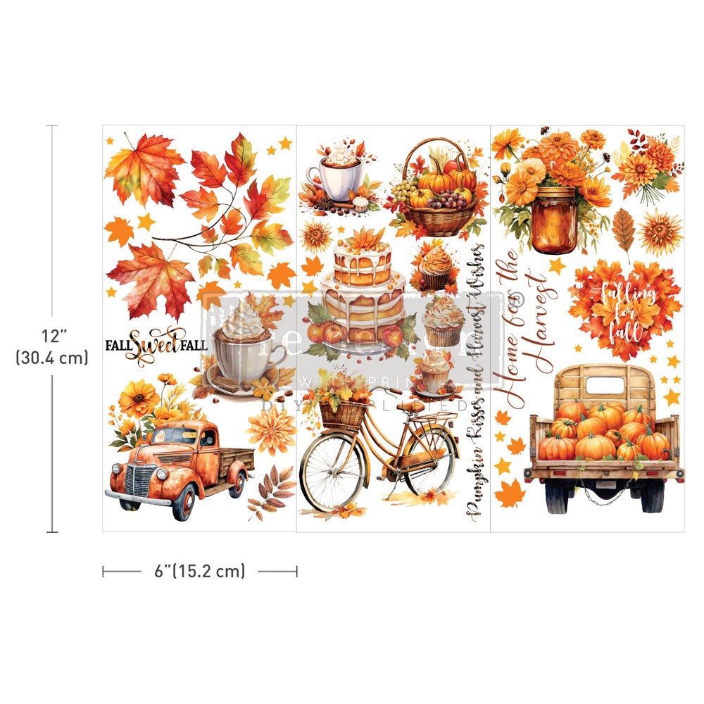 Autumn Splendor Small Transfer -  ReDesign with Prima