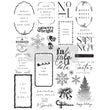 Here Comes Santa Decor Clear Stamp - ReDesign with Prima